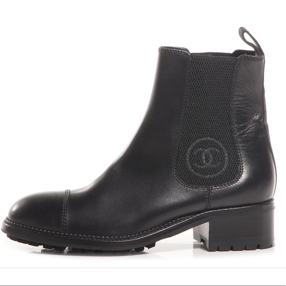 CHANEL Shoes - Chanel logo ankle boots